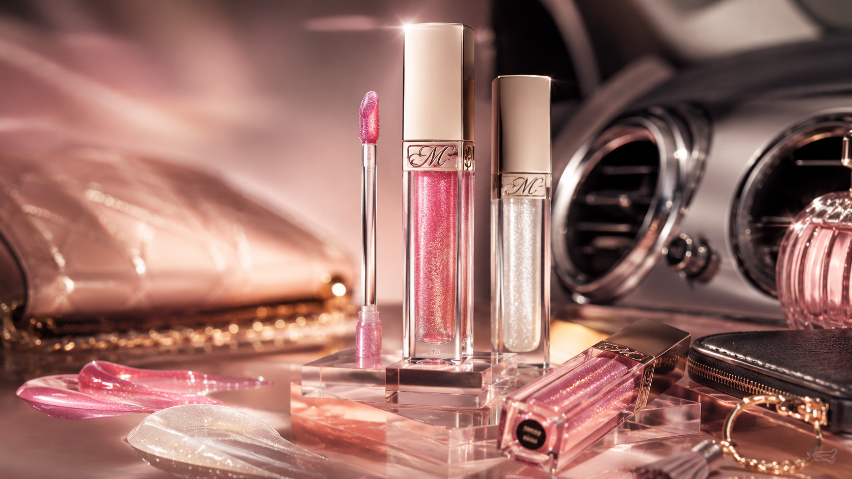 High-Shine Glitter Gloss Trio — 3 Piece Set